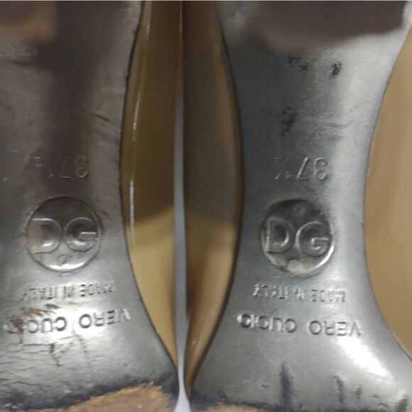 Dolce Gabbana  Patent leather open toes  heel Shoe - Picture 6 of 6